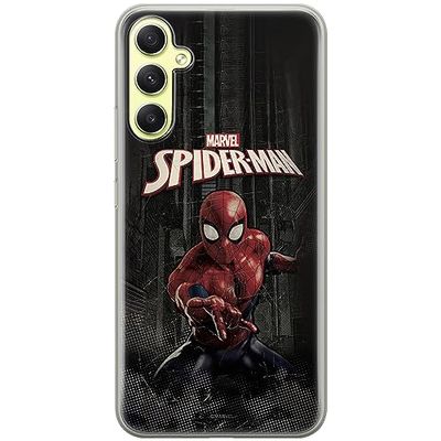 ERT GROUP custodia per cellulare per Samsung A34 5G originale e con licenza ufficiale Marvel, modello Spider Man 007 adattato in modo ottimale alla forma dello smartphone, custodia in TPU