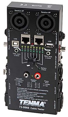 Tenma 72-9966 Universal AV Cable Tester,Black