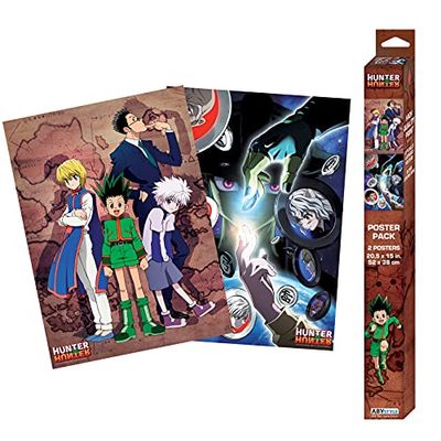 ABYSTYLE - HUNTER X HUNTER - Set 2 Chibi Posters - Groupes (52x38cm)