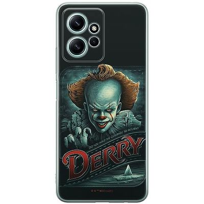 ERT GROUP custodia per cellulare per Xiaomi REDMI NOTE 12 4G originale e con licenza ufficiale Horror, modello It 021 adattato in modo ottimale alla forma dello smartphone, custodia in TPU