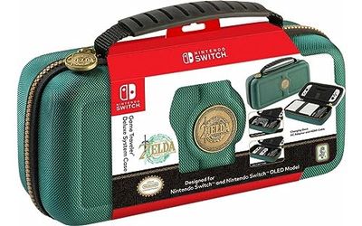 Bolsa de Transporte rígida para Consolas y Accesorios Switch Verde Zelda NNS4000G