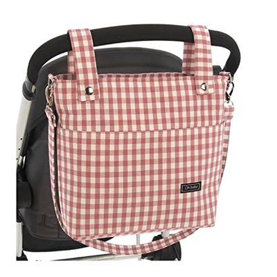 Rosy Fountain Walking Chair Talega - Walking Chair Bag - Enkel rengöring 0-rosa pulveriserad