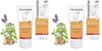 PRANARÔM - Aromalgic - Gel Crème "Articulations" - À Base d'Huiles Essentielles Bio HECT - Confort Au Quotidien - 100 ml (Lot de 2)