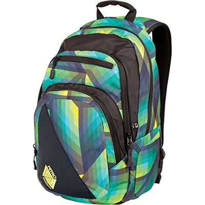 Nitro Rucksack Stash Mochila, adulto unissexo, dourado preto, 29L, Geo verde, Mochila tipo casual