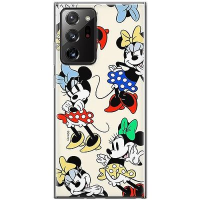 ERT GROUP mobiel telefoonhoesje voor Samsung GALAXY NOTE 20 ULTRA origineel en officieel erkend Disney patroon Minnie 076 aangepast aan de vorm van de mobiele telefoon, hoesje is gemaakt van TPU