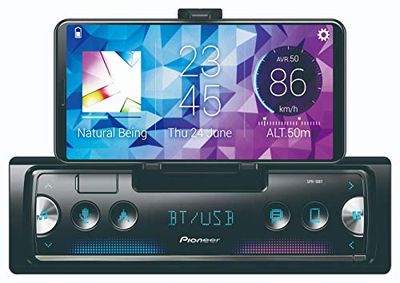 Pioneer Récepteur pour smartphone de nouvelle génération SPH-10BT, 1-DIN, avec Bluetooth, USB et Spotify, se connecte à iPhone et Android