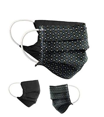 Community Masks 2-pack set unisex makeshift mask reversible mouth protection mask mouth and nose protection reversible mask with print cotton BCI washable