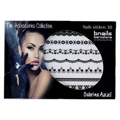 Sabrina Azzi Sabrina Bnails Deco Stickers 1 pizzo nero (108), standard, singolo