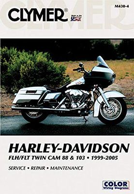 Harley Davidson Flh/Flt Twin Cam 88 & 103 1999-2005 (Clymer Color Wiring Diagrams)
