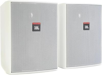 JBL Control 25AV-WH Altavoces compactos para Interior/Exterior de 5.25 Pulgadas (se Venden como par)