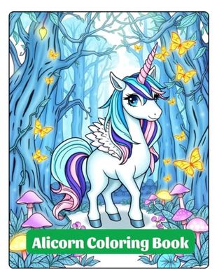 Alicorn Coloring Book: A Magical Journey of Wings & Wonders