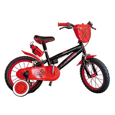 Mondo 25633, Bike 14 Milaan kinderen, rood zwart