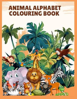 Animal Alphabet Coloring Book for Kids | Fun & Educational A-Z Animal Coloring Pages | Perfect for Preschool & Kindergarten Learning