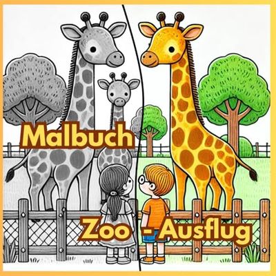 Ausmalbuch - Ausflug in den Zoo / Fantastische Zootiere: Dein Abenteuer mit Zootieren beginnt jetzt! Perfekt für alle, die nach einer Auszeit vom Alltag suchen.