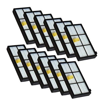 YanBan 12pcs HEPA Filter Compatible with iRobot 800 900 Series 870 880 980 Vacuum Cleaner Accessories Parts Replacement