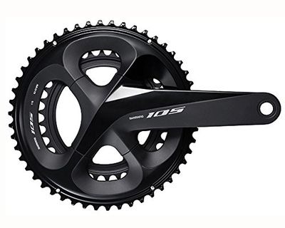 Shimano 2092852230 Tratlager voor volwassenen, uniseks, zwart, 172,5 mm