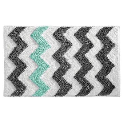 iDesign 86 x 53 cm mikrofiber sparre-matta, grå/aruba