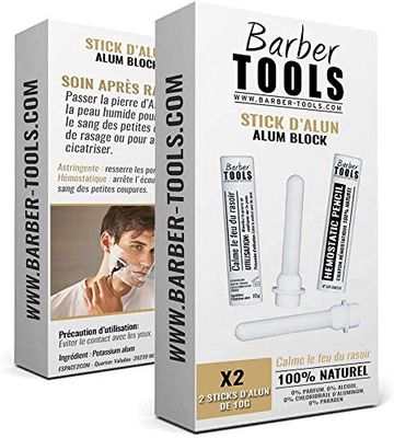 Scatola di 2 sticks emostatici: ferma i piccoli sanguinamenti ✮ BARBER TOOLS ✮