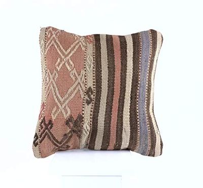 Kelim Cuscino 40x40 cm fatto a mano turco prodotto federe kilim dekorativo orientale etnici cuscino A638