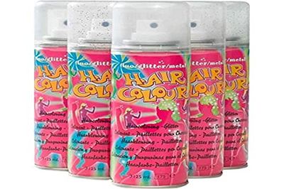 Sibel Glitter Hair Colour Spray, Gold, 0.174989 kg, 125ml