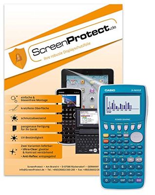 ScreenProtect Prostock - Protector de pantalla antirreflectante para Casio FX-7400 G II (incluye rasqueta y gamuza de microfibra)