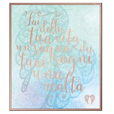Zestaw kart 'You Are An Angeles' o dużym rozmiarze DIY of your life a Dream, and of your dreams a reality, 17 cm, żywica, wielokolorowa, 15 x 15 x 17 cm, 10 jednostek