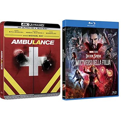 AMBULANCE Steelbook (4K Ultra HD + Blu-Ray) & Doctor Strange Nel Multiverso Della Follia - Bd