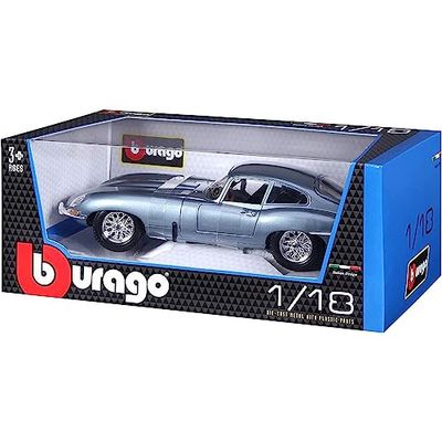 Bburago 18-12044 Gold Jaguar "E" Coupe (1961) - Modellino in scala 1:18