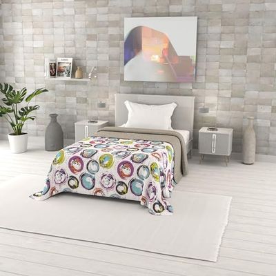 Zomer quilt "FANTASY" bedrukt, Cerchi Astratti, 220x270cm