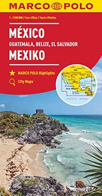 Mexico Marco Polo Map: Includes Guatemala, Belize and El Salvador (Marco Polo Maps)