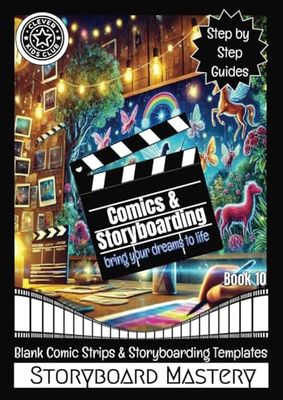 Storyboard Mastery ~ Book 10: Blank Comic Strips and Storyboarding Templates