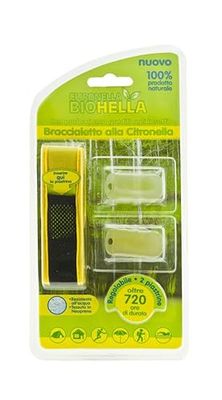 Biohella - Pulsera antimosquitos de citronela, varios colores