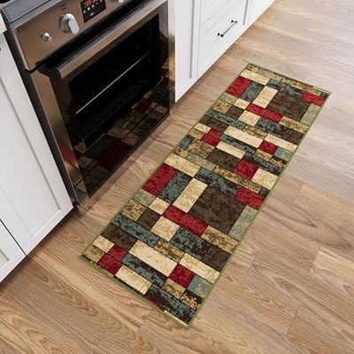 Ottomanson Tapete de área, multicolorido, 50 cm x 150 cm