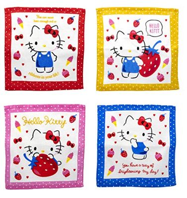 Joy Toy 20611 - Asciugamano magico Hello Kitty, multicolore, 30 x 30 cm