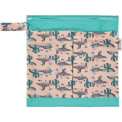 Close Parent Sac étanche réutilisable pour Couches en Tissu avec Double Fermeture éclair et poignée Pratique Idéal pour Les Voyages