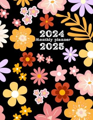 2024-2025 Monthly Planner: with Holidays and Inspirational Quotes / Two Pages per Month (Two Years from January 2024 to December 2025)