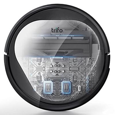 Trifo Robot Aspirapolvere, Forte Aspirazione, Funziona con Alexa/Google Home (Emma)