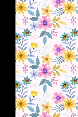 Handdraw flowers patterns notebook journal for School, College and Office work | 6x9 Notebook | 120 Lined Pages