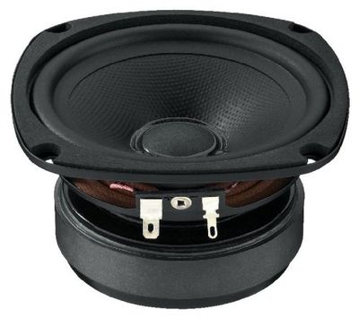 MONACOR SP-4/60PRO PA basluidspreker, PA midrange driver, 30 Watt nominaal vermogen en impedantie van 8 ohm, 4 inch, zwart 10.1600
