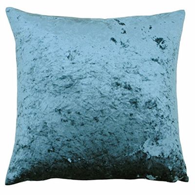 Paoletti VeronaCapas de almofada de veludo esmagado, azul, 55 x 55 cm, poliéster, azul, 55 x 55 cm