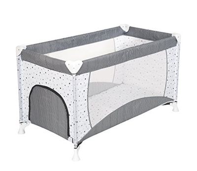 Schardt reisbed Bed sterretjes grijs Bett Sternchen grijs