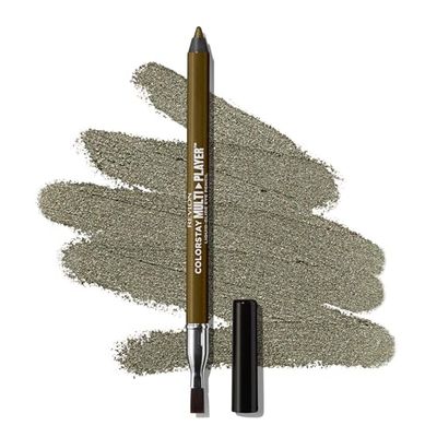 Revlon ColorStay Multiplayer Liquid-Glide Eye Pencil, Multipurpose Eye Pencil med Integrerad Blekningsborste, Ultra Krämig Textur, Vattentät, Slittålig, Hållbar, Fortress 405