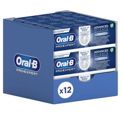Oral-B Dentifrice Pro-Expert Advanced Science Extra Blanchissant 12 x 75 ml