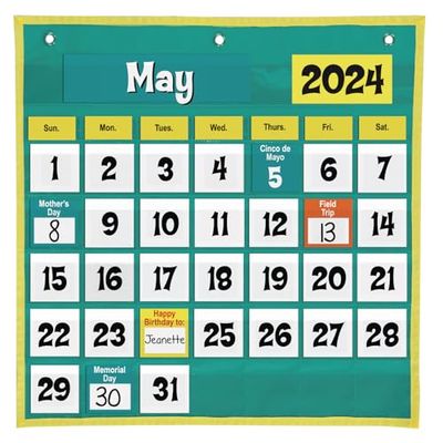 Tableau de poche pour calendrier peu encombrant