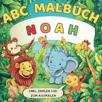 Noahs erstes ABC-Namensmalbuch