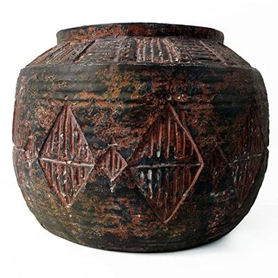 Leaf Grands Pots de Fleurs en Fibre de Verre 27 cm Aztec Diamond