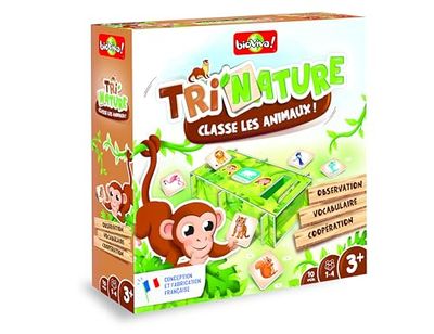 BIOVIVA - Tri'Nature - Jeux de société ludique pour enfant dès 3 ans - 1 à 4 joueurs - 400206