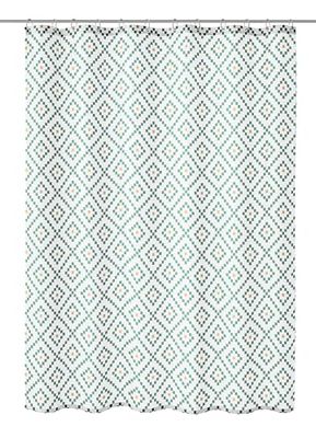 Kleine Wolke Alhambra Textile Shower Curtain in Maldivia with 180 x 200 cm