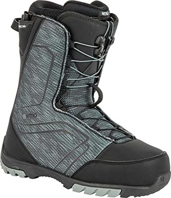 Nitro Heren snowboards Sentinel TLS '23 All Mountain Freestyle snelsluitsysteem goedkoop boot snowboardboot, zwart, MP 31,0 // EU 46 2/3 // US 13