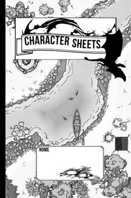 D&D Character Sheets - Diario del giocatore, schede dungeons and dragons 5e italiano. 15x23 (6x9in): 10 schede del giocatore ultra dettagliate in 100 pagine.